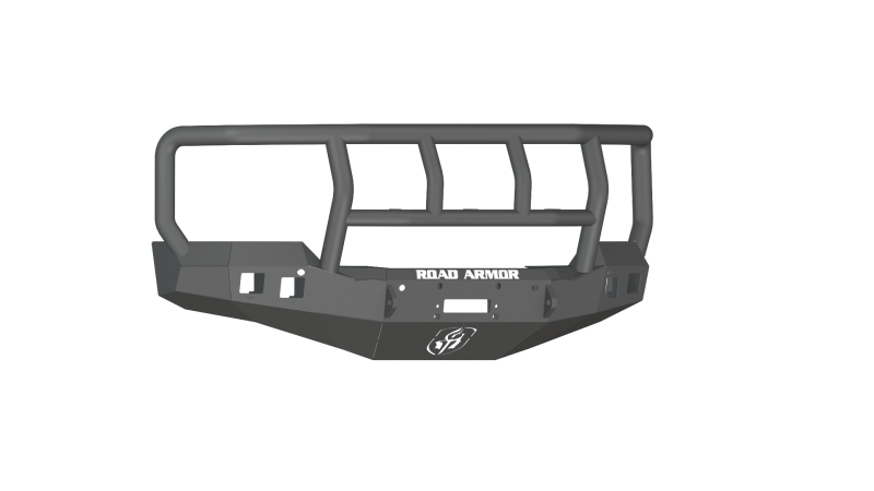 Chevrolet 1500 Bumper - Front - Road Armor - Stealth Winch Bumper w/Titan II Guard - Tex Blk - `16-`18
